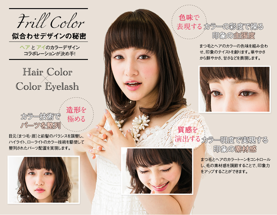 Frill Color 似合わせデザインの秘密